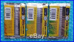 (3) 1999 Pokemon Base Set Booster Packs One a HEAVY All Factory Sealed Mint