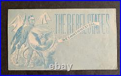 3/2850 US Stamp 1860's Civil War Cover All-over Mississippi Rebel States/Devil