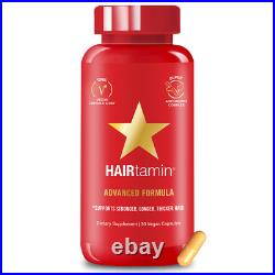 3 HAIRTAMIN Hair Growth Vitamins Regrow Healthy Hair Loss Supplement Treatment