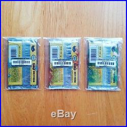 3 Unweighed SPANISH Pokemon Base Set Booster Packs All Artworks Security Tags