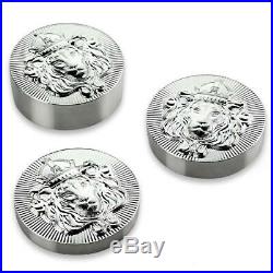 3 x Stacker Round Starter Pack All 3 Sizes 10.215 oz Total. 999 Silver #A494
