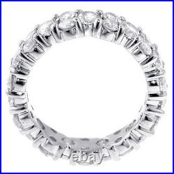 4.40 CT TW All Around Diamond Eternity Wedding Band in 18k White Gold