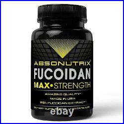 4 Absonutrix Fucoidan Atlantic Brown Seaweed 500 mg antioxidant 120 veg capsules