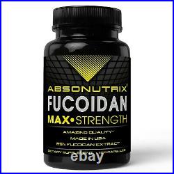 4 Absonutrix Fucoidan Atlantic Brown Seaweed Extract 500 mg immunity 120 veg cap