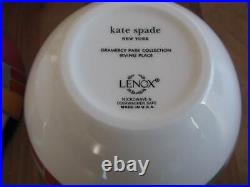 4 Lenox Kate Spade Gramercy Park Irving Place Soup/Cereal Bowls