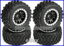 4 Pro-Line Badlands MX43 Pro-Loc All Terrain Tires Mounted for X-MAXX PRO1013113