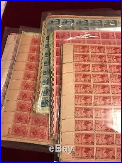 (50) 3 cent Mint Sheets MNH OG ALL SHEETS OF 50 GREAT MIX