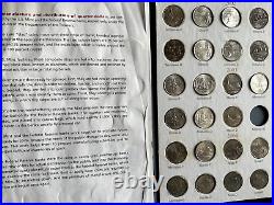 50 State Quarters Collector's Folder Includes almost all the quarters