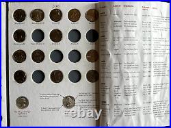 50 State Quarters Collector's Folder Includes almost all the quarters