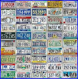 50 USA LICENSE PLATE Collection All 50 States Great Bar Room Decor Tags