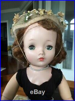 50's Vtg Madame Alexander 20 Cissy doll ALL ORIGINAL Black Widow, Redhead