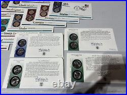 50 state quarter, 100 Coins All First Day Coin Covers