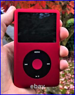 512gb Sd Ipod Classic Red Wolfson Dac! All Metal Aluminium Front! Lot Of Bonus