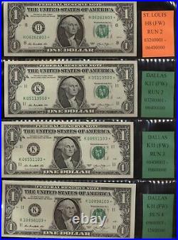 (54) Complete (100%) 2013 $1 STAR Notes (full runs) all 28 w matching last 2