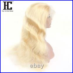 613 Blonde Lace Front Human Hair Wiga Body Wave Wigs Remy Glueless Pre Plucked