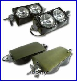 63-67 Corvette Complete Headlight/Head Lamp Assembly withBezels -All new parts