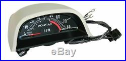 68-72 ALL Pontiac GTO Factory Hood Tach Guage Tachometer with Vent 5500 RPM RAIV 4