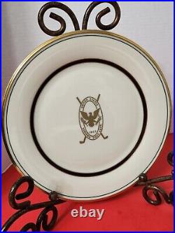 6 Lenox United States Seniors Golf Association Dinner Plates ALL DIFFERENT 1982+