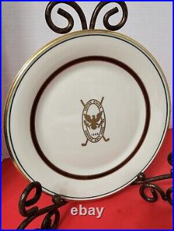 6 Lenox United States Seniors Golf Association Dinner Plates ALL DIFFERENT 1982+