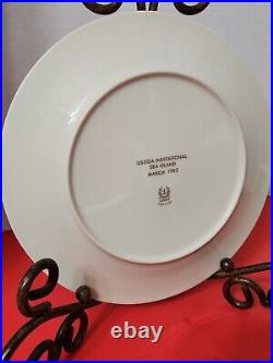 6 Lenox United States Seniors Golf Association Dinner Plates ALL DIFFERENT 1982+