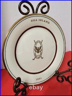 6 Lenox United States Seniors Golf Association Dinner Plates ALL DIFFERENT 1982+