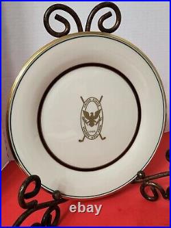 6 Lenox United States Seniors Golf Association Dinner Plates ALL DIFFERENT 1982+