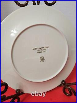 6 Lenox United States Seniors Golf Association Dinner Plates ALL DIFFERENT 1982+