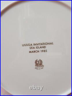 6 Lenox United States Seniors Golf Association Dinner Plates ALL DIFFERENT 1982+