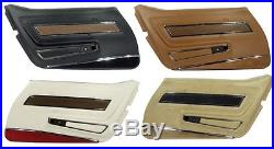 70 77 Corvette Deluxe Door Panels, Pair, NEW, All Factory Colors Available