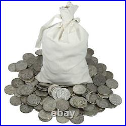 8 OUNCE BAG Mixed U. S. Junk Silver Bullion Coins ALL 90% Silver Pre 1965