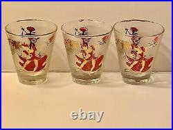 8 Vintage Libbey Caribbean Cruise Whiskey Glasses