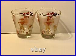 8 Vintage Libbey Caribbean Cruise Whiskey Glasses