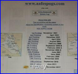AAFES Pogs All of the 43 sets 2001 2017 printing A. U. Condition
