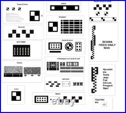 ADAS calibration targets package ALL car brands included Radar alignment 2025