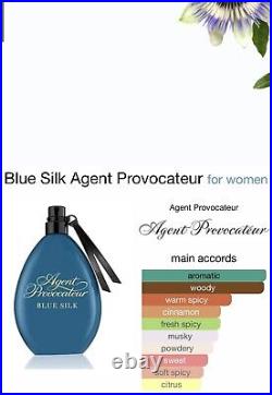 AGENT PROVOCATEUR Blue Silk 100ml Eau de Parfum Brand New & Sealed Discontinued