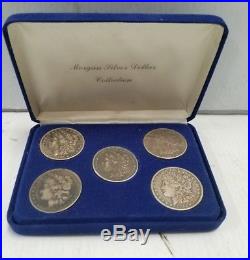 ALL 5 MINTS Morgan Silver Dollar Collection CARSON CITY CC, D, O, S & Philly