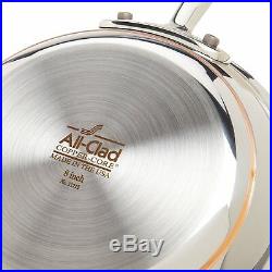 ALL-CLAD 10PC COPPER CORE COOKWARE SET 600822 SS Brand New SEALED