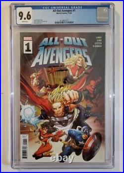 ALL-OUT AVENGERS # 1 graded 9.6