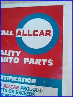 AMERICAN GARAGE SIGN WE INSTALL ALL CAR QUALITY AUTO PARTS 1960s1970, s SIGN