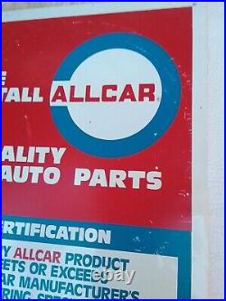 AMERICAN GARAGE SIGN WE INSTALL ALL CAR QUALITY AUTO PARTS 1960s1970, s SIGN