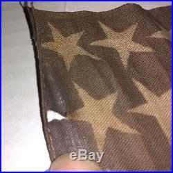 ANTIQUE Circa 1912 48 Star U. S. Flag All Stars Tilted to 11 O'clock Rare