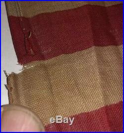 ANTIQUE Circa 1912 48 Star U. S. Flag All Stars Tilted to 11 O'clock Rare