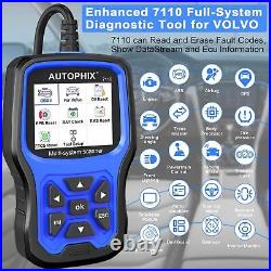 AUTOPHIX 7110 OBD2 Scanner All System Oil Reset TPMS ABS FIT FOR VOLVO Scan Tool