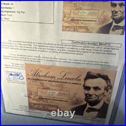 Abraham Lincoln Cut Handwriting all Jsa Coa