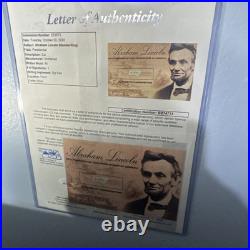 Abraham Lincoln Cut Handwriting all Jsa Coa Abraham Lincoln Cut Handwriting all Jsa Coa