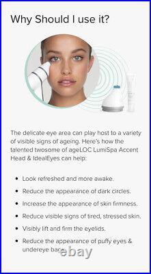 AgeLOC LumiSpa Accent Head & IdealEyes Brightening Eye Cream & Attachment
