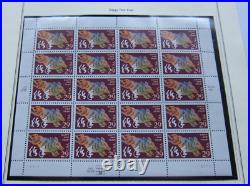 All 17 U. S. Commemorative Postage Stamp Panes for1995. Two panes excluded