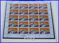 All 17 U. S. Commemorative Postage Stamp Panes for1995. Two panes excluded