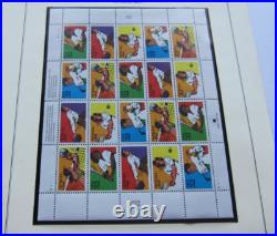 All 17 U. S. Commemorative Postage Stamp Panes for1995. Two panes excluded
