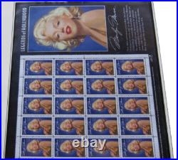 All 17 U. S. Commemorative Postage Stamp Panes for1995. Two panes excluded